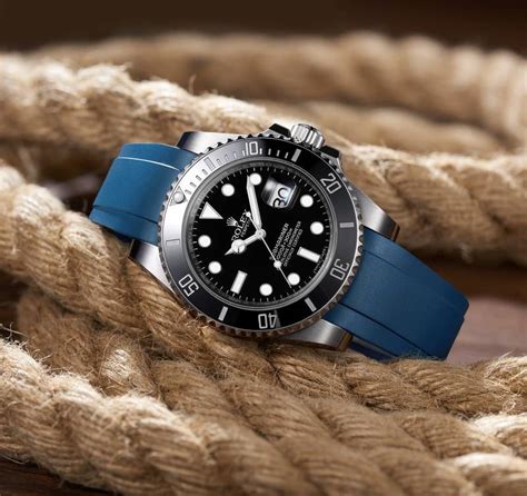 rolex rubber strap replica|rolex rubber strap original.